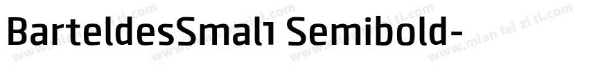 BarteldesSmal1 Semibold字体转换